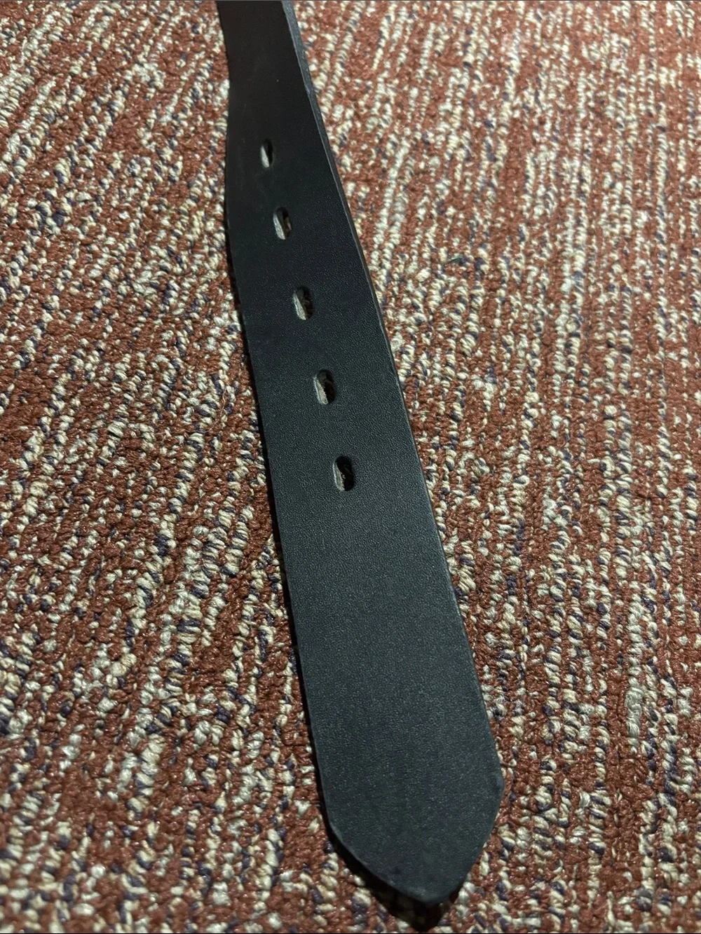 Black leather belt strap adjustable thick leather belt minimalist simple classic